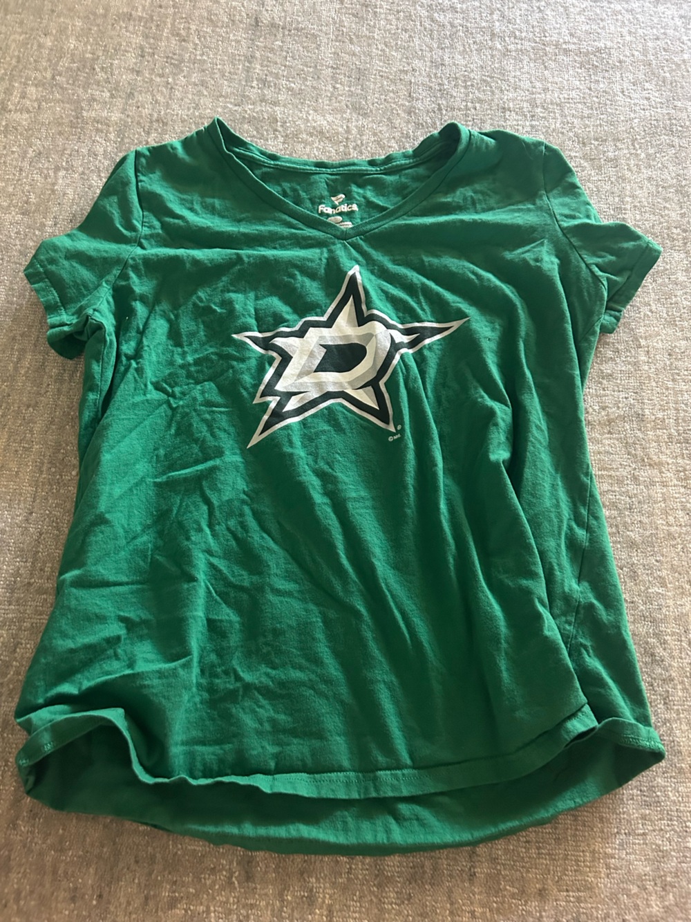 Green Dallas Stars' Graphic Tee with Star Logo